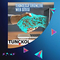 Teknoloji ürünleri web sitesi